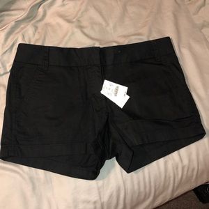NWT black Jcrew chino shorts